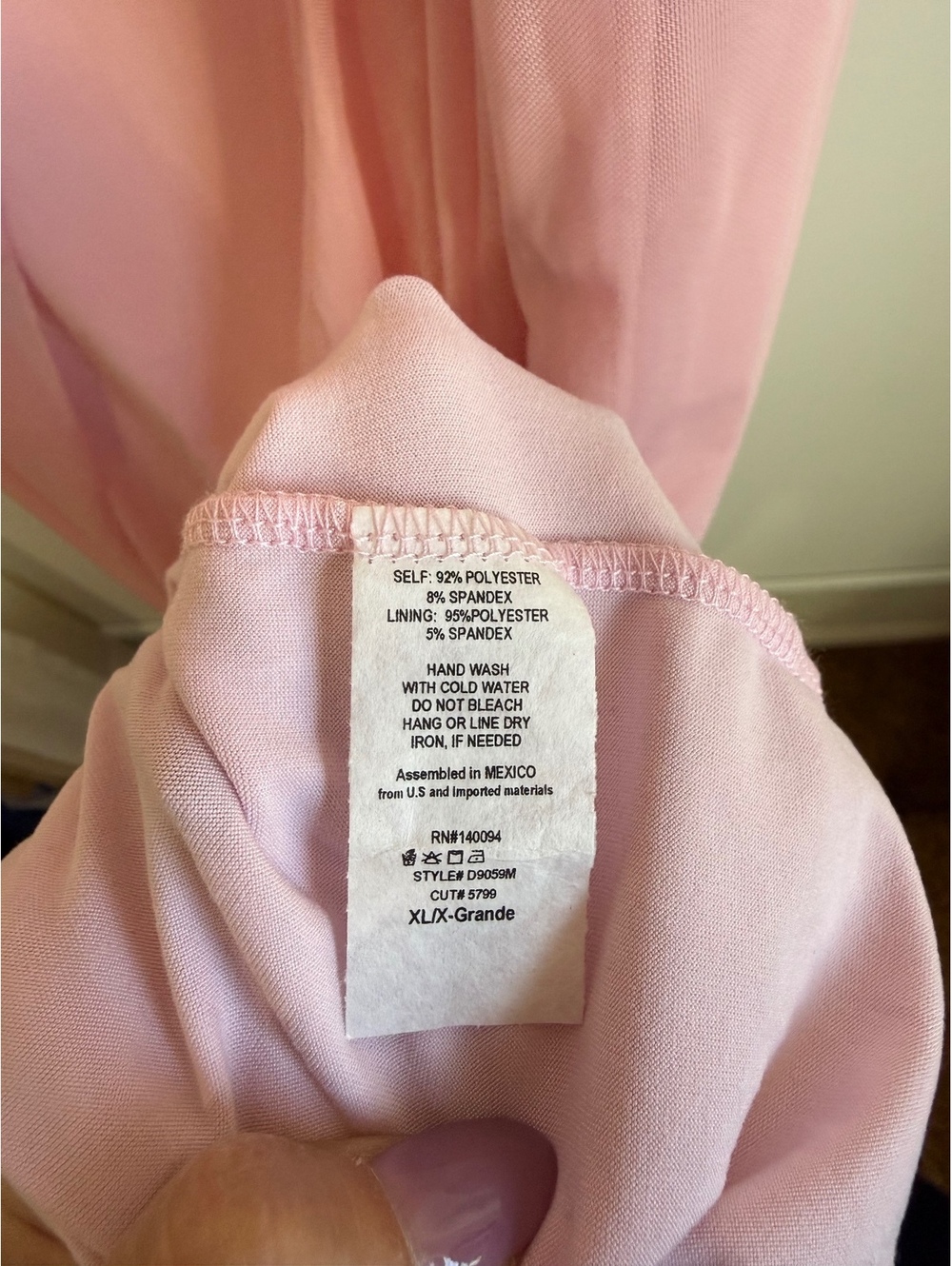 See You Monday Women’s Pink Wrap Maxi Dress Size XL-L NWT - Picture 5 of 8